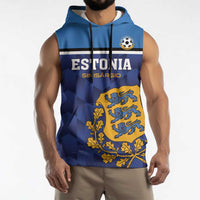 Custom Football 2026 Estonia Sleeveless Hoodie Sinisargid Come On