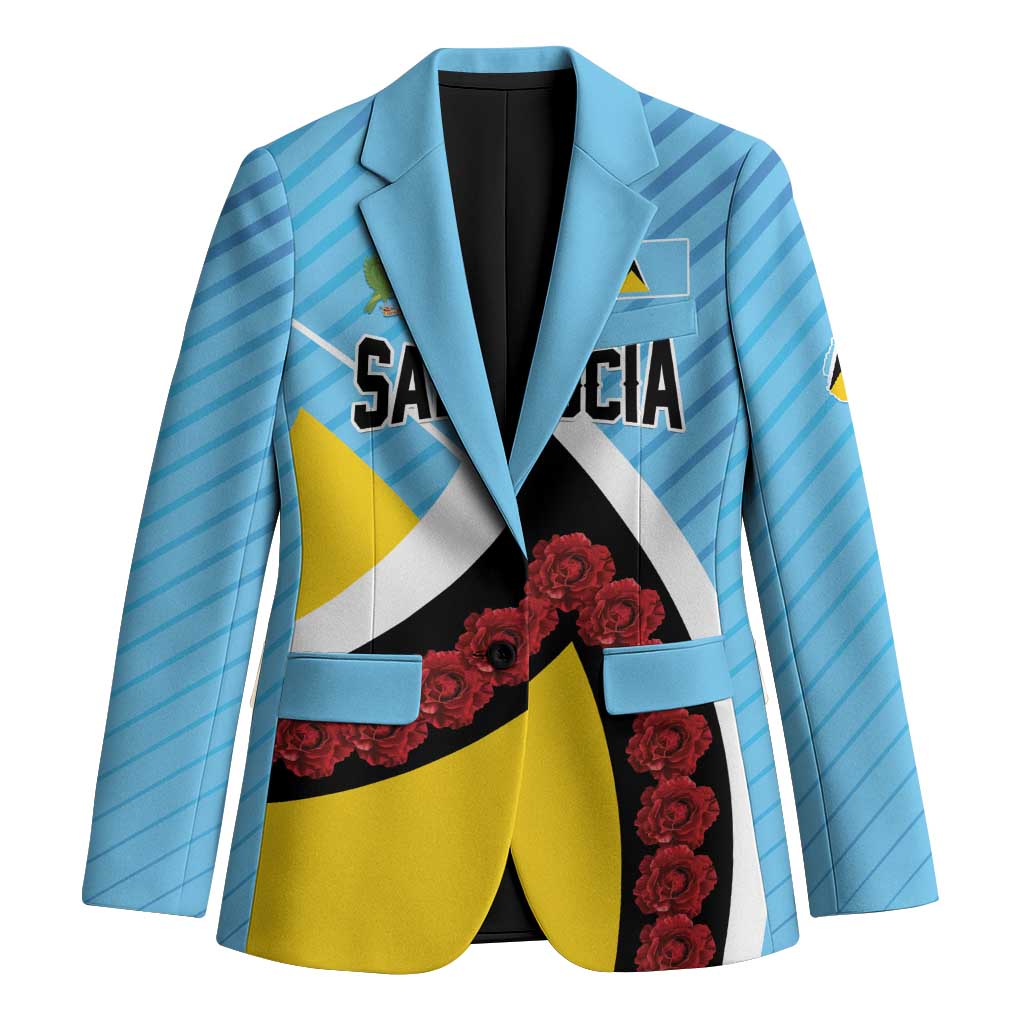 Personalised Saint Lucia Blazer Pearl of the Caribbean