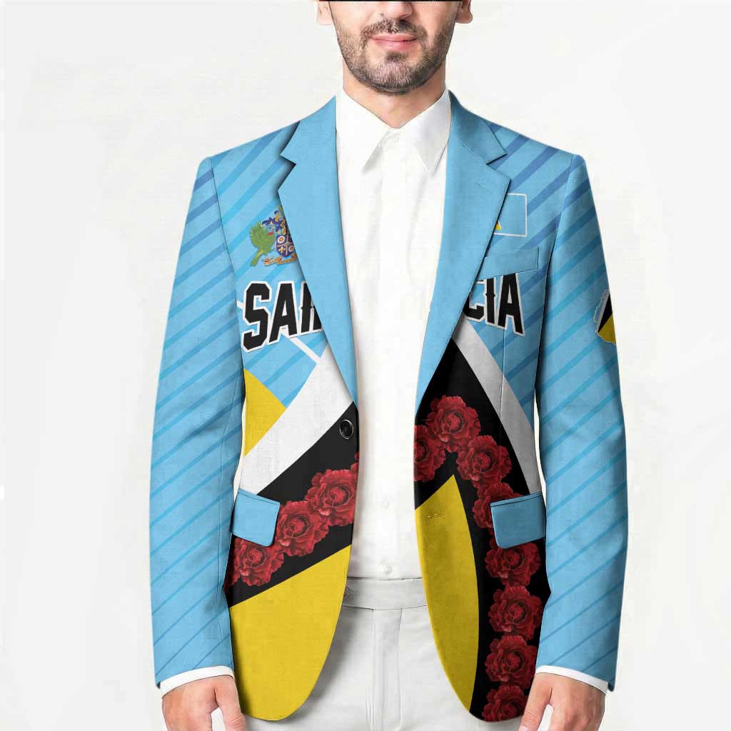 Personalised Saint Lucia Blazer Pearl of the Caribbean