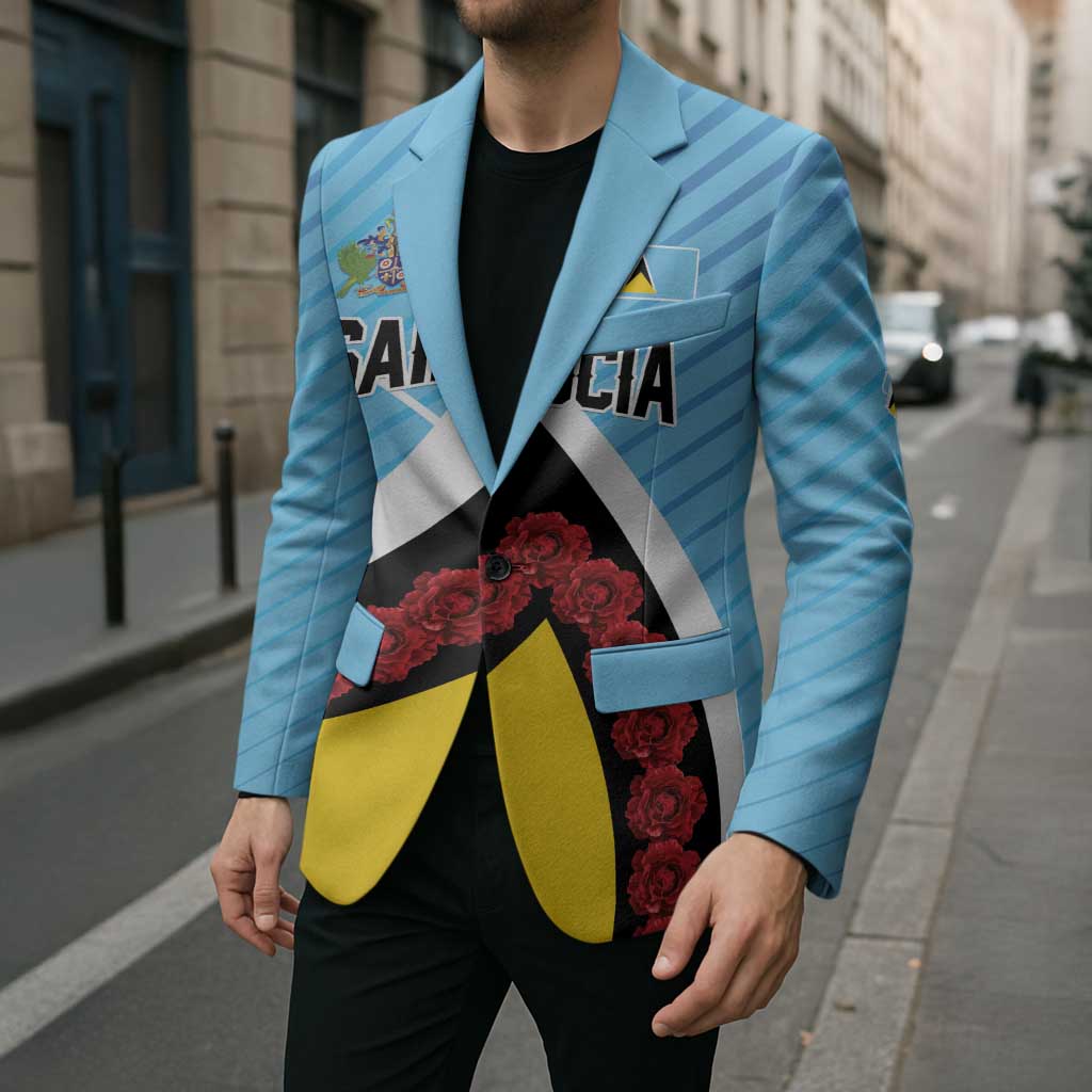 Personalised Saint Lucia Blazer Pearl of the Caribbean