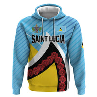 Personalised Saint Lucia Hoodie Pearl of the Caribbean