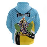 Personalised Saint Lucia Hoodie Pearl of the Caribbean
