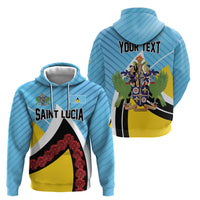Personalised Saint Lucia Hoodie Pearl of the Caribbean