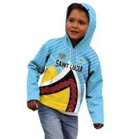 Personalised Saint Lucia Kid Hoodie Pearl of the Caribbean