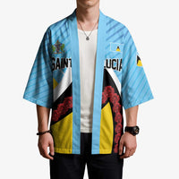 Personalised Saint Lucia Kimono Pearl of the Caribbean