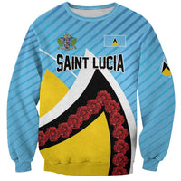 Personalised Saint Lucia Sweatshirt Pearl of the Caribbean