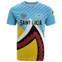 Personalised Saint Lucia T Shirt Pearl of the Caribbean