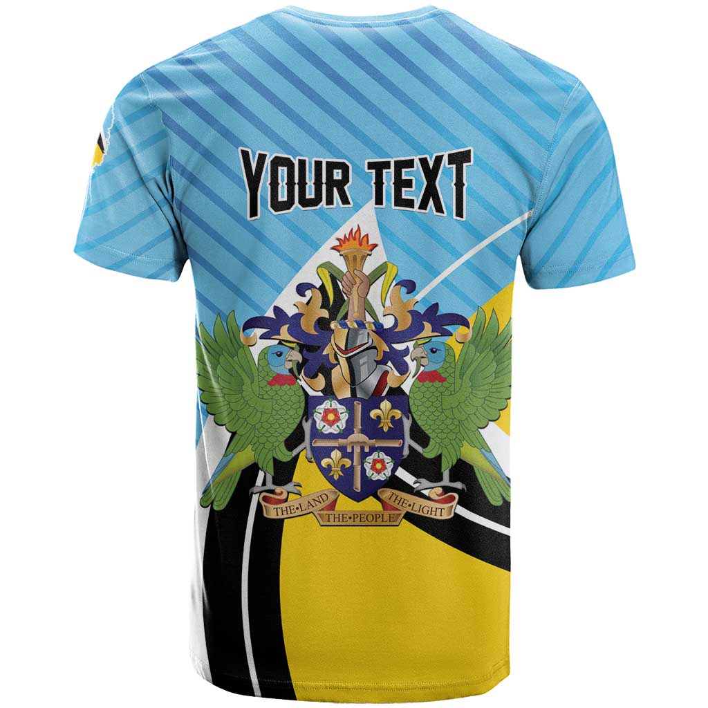 Personalised Saint Lucia T Shirt Pearl of the Caribbean