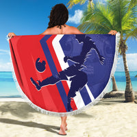 Costa Rica 2024 Soccer Beach Blanket Come On Los Ticos - Wonder Print Shop