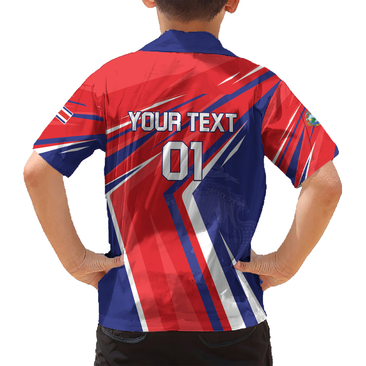 Personalized Costa Rica 2024 Soccer Hawaiian Shirt Come On Los Ticos - Wonder Print Shop