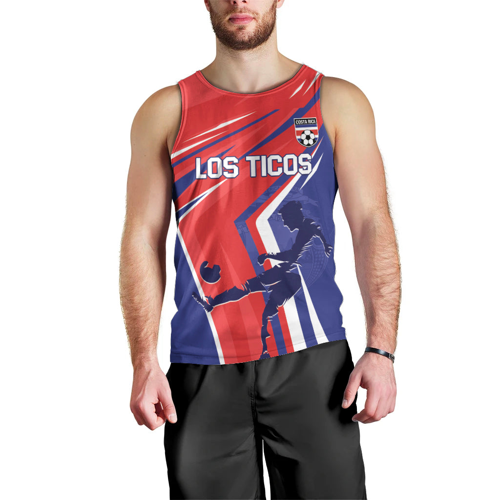 Personalized Costa Rica 2024 Soccer Men Tank Top Come On Los Ticos - Wonder Print Shop