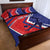 Costa Rica 2024 Soccer Quilt Bed Set Come On Los Ticos