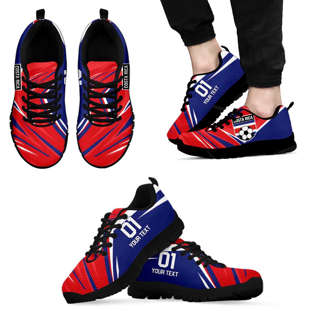 Costa Rica 2024 Soccer Sneakers Come On Los Ticos - Wonder Print Shop