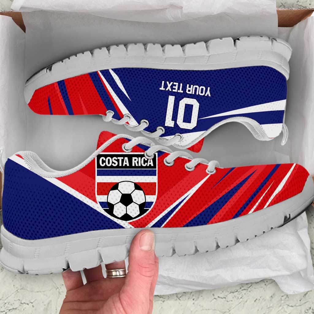Costa Rica 2024 Soccer Sneakers Come On Los Ticos - Wonder Print Shop