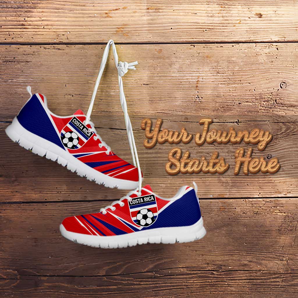 Costa Rica 2024 Soccer Sneakers Come On Los Ticos - Wonder Print Shop