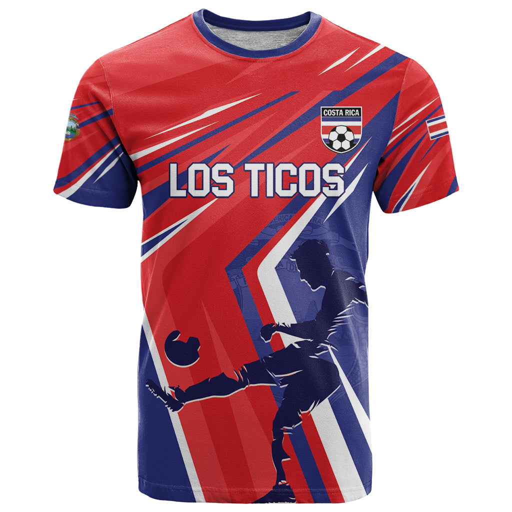 Personalized Costa Rica 2024 Soccer T Shirt Come On Los Ticos - Wonder Print Shop