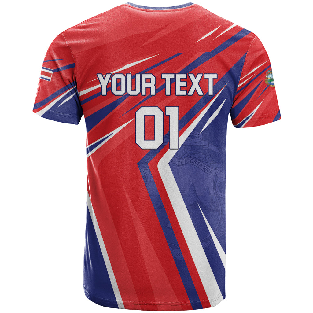 Personalized Costa Rica 2024 Soccer T Shirt Come On Los Ticos - Wonder Print Shop