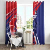Costa Rica 2024 Soccer Window Curtain Come On Los Ticos - Wonder Print Shop