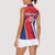 Personalized Costa Rica 2024 Soccer Women Sleeveless Polo Shirt Come On Los Ticos - Wonder Print Shop