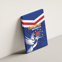 Cape Verde Independence Day Canvas Wall Art Gerbera Daisy Pattern - Wonder Print Shop