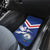 Cape Verde Independence Day Car Mats Gerbera Daisy Pattern - Wonder Print Shop