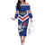 Cape Verde Independence Day Family Matching Off The Shoulder Long Sleeve Dress and Hawaiian Shirt Gerbera Daisy Pattern - Wonder Print Shop