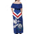 Cape Verde Independence Day Family Matching Off Shoulder Maxi Dress and Hawaiian Shirt Gerbera Daisy Pattern - Wonder Print Shop