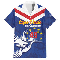 Cape Verde Independence Day Family Matching Off Shoulder Short Dress and Hawaiian Shirt Gerbera Daisy Pattern - Wonder Print Shop