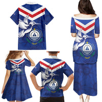 Cape Verde Independence Day Family Matching Puletasi and Hawaiian Shirt Gerbera Daisy Pattern - Wonder Print Shop