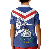Cape Verde Independence Day Kid Polo Shirt Gerbera Daisy Pattern - Wonder Print Shop