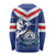 Cape Verde Independence Day Long Sleeve Shirt Gerbera Daisy Pattern - Wonder Print Shop