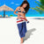 Cape Verde Independence Day Sarong Gerbera Daisy Pattern