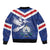 Cape Verde Independence Day Sleeve Zip Bomber Jacket Gerbera Daisy Pattern - Wonder Print Shop