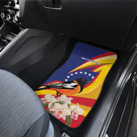 Venezuela Independence Day Car Mats Venezuelan Troupial Cattleya Mossiae - Wonder Print Shop