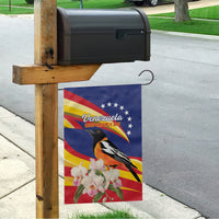 Venezuela Independence Day Garden Flag Venezuelan Troupial Cattleya Mossiae - Wonder Print Shop