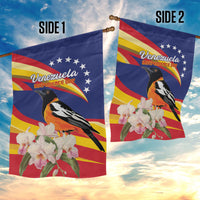 Venezuela Independence Day Garden Flag Venezuelan Troupial Cattleya Mossiae - Wonder Print Shop