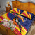 Venezuela Independence Day Quilt Bed Set Venezuelan Troupial Cattleya Mossiae