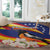 Venezuela Independence Day Round Carpet Venezuelan Troupial Cattleya Mossiae