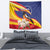 Venezuela Independence Day Tapestry Venezuelan Troupial Cattleya Mossiae - Wonder Print Shop