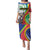 Comoros Independence Day Family Matching Puletasi and Hawaiian Shirt 1975 Komori Mongoose Lemur African Pattern - Wonder Print Shop
