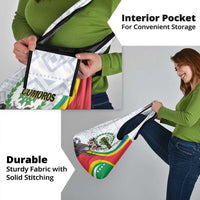 Comoros Independence Day Grocery Bag 1975 Komori Mongoose Lemur African Pattern