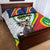 Comoros Independence Day Quilt Bed Set 1975 Komori Mongoose Lemur African Pattern