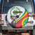 Comoros Independence Day Spare Tire Cover 1975 Komori Mongoose Lemur African Pattern - Wonder Print Shop