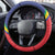 Comoros Independence Day Steering Wheel Cover 1975 Komori Mongoose Lemur African Pattern - Wonder Print Shop