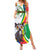 Comoros Independence Day Summer Maxi Dress 1975 Komori Mongoose Lemur African Pattern - Wonder Print Shop