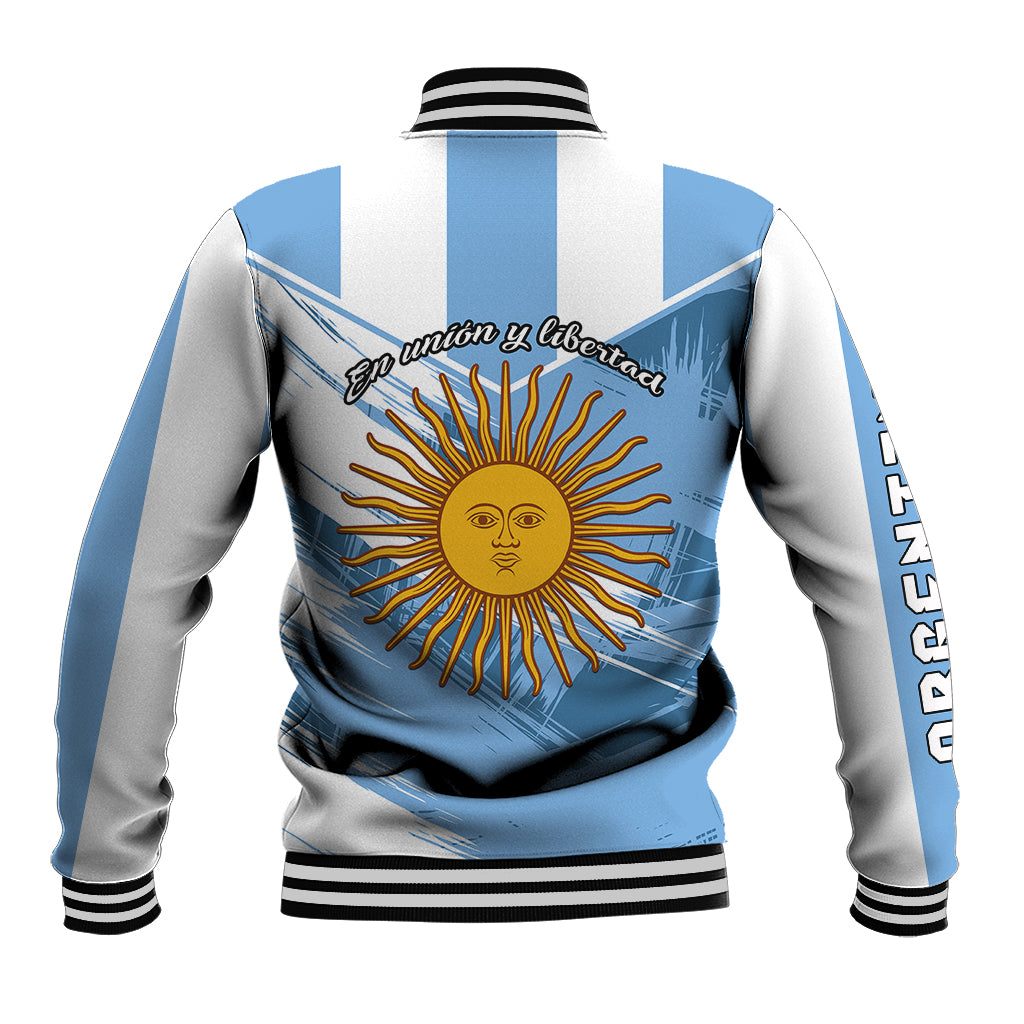 Argentina Baseball Jacket La Argentina Sol De Mayo Sport Style - Wonder Print Shop