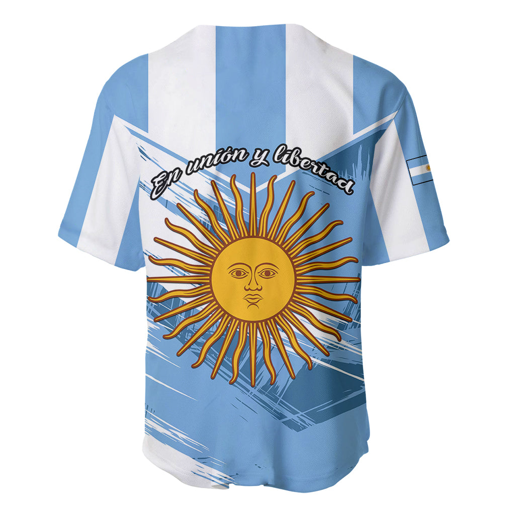 Argentina Baseball Jersey La Argentina Sol De Mayo Sport Style - Wonder Print Shop
