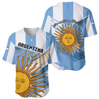 Argentina Baseball Jersey La Argentina Sol De Mayo Sport Style - Wonder Print Shop