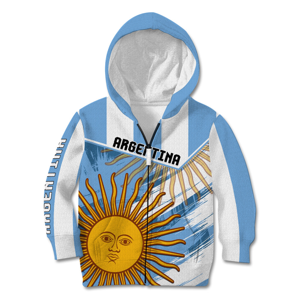 Argentina Kid Hoodie La Argentina Sol De Mayo Sport Style - Wonder Print Shop