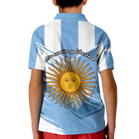 Argentina Kid Polo Shirt La Argentina Sol De Mayo Sport Style - Wonder Print Shop